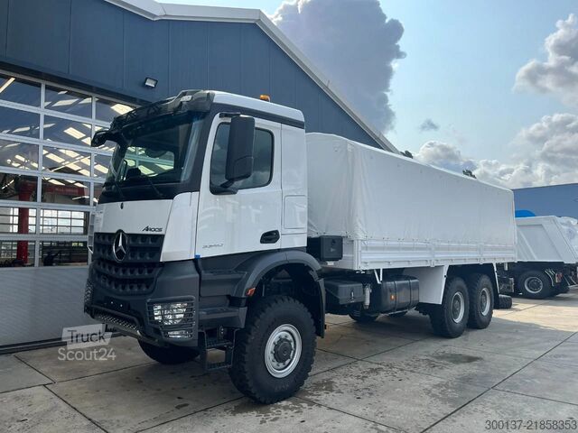 Брезент Mercedes-Benz Arocs 3340 A 6x6 Cargo Truck