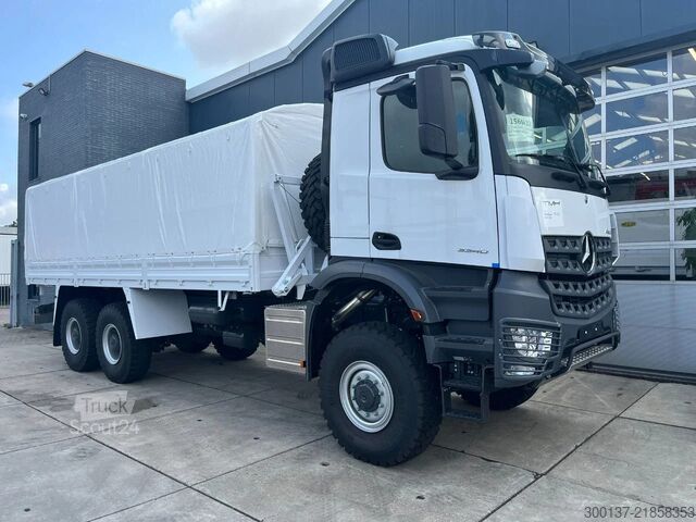 Брезент Mercedes-Benz Arocs 3340 A 6x6 Cargo Truck