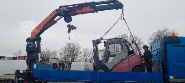 Tovornjak s ploščadjo MERCEDES-BENZ Actros 2644 / 6X4 / Kran Palfinger PK29002 WINCH