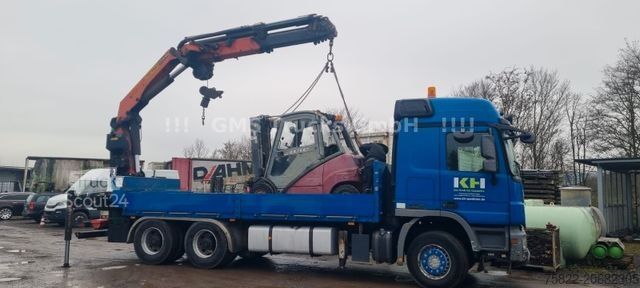 Jeřáb na nákladním automobilu MERCEDES-BENZ Actros 2644 / 6X4 / Kran Palfinger PK29002 WINCH
