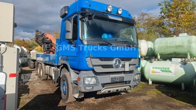 Jeřáb na nákladním automobilu MERCEDES-BENZ Actros 2644 / 6X4 / Kran Palfinger PK29002 WINCH