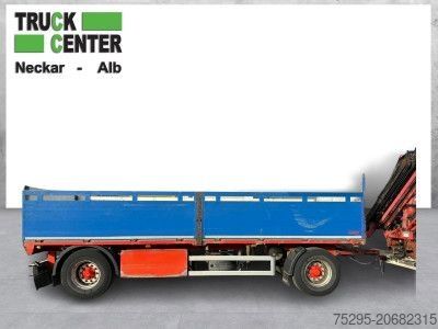 Camion plateau SCANIA R500 V8 Atlas Kran kompl. Hänger- Zug!