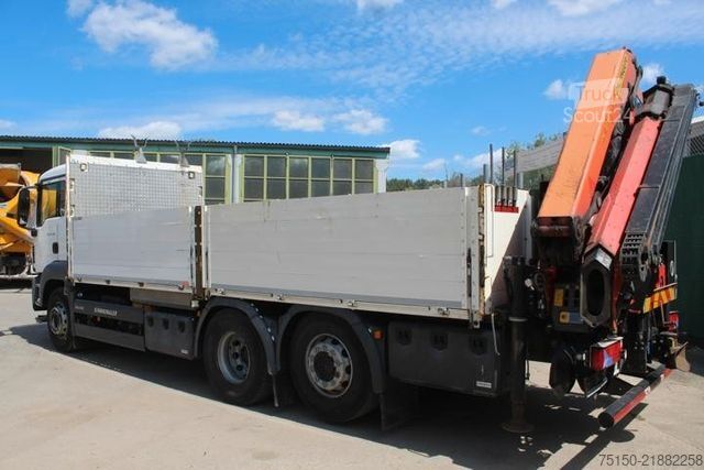 Gru montata su autocarro MAN 26.420 6x2 KRAN PALFINGER PK18502 FUNK Nr: 855