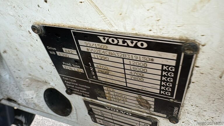 Chassis cabine Volvo FL 220 (BELGIAN TRUCK / CAMION BELGE / MANUAL G...