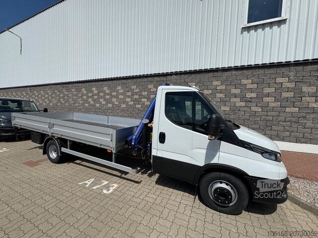 Mobile crane truck Iveco Daily 70C18 Kran Hyva Pritsche 5 m