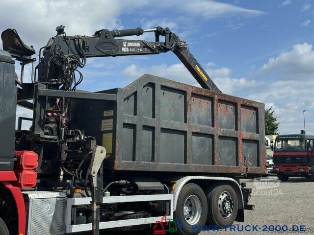 Abrollkipper Abrollcontainer + Kran Jonsered 1020 7,3m = 1,4t
