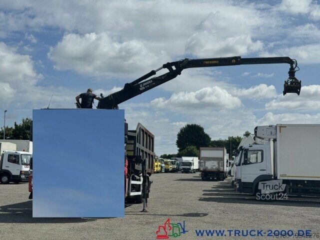 Abrollkipper Abrollcontainer + Kran Jonsered 1020 7,3m = 1,4t