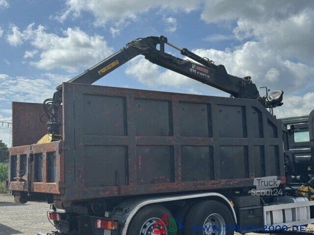 Abrollkipper Abrollcontainer + Kran Jonsered 1020 7,3m = 1,4t