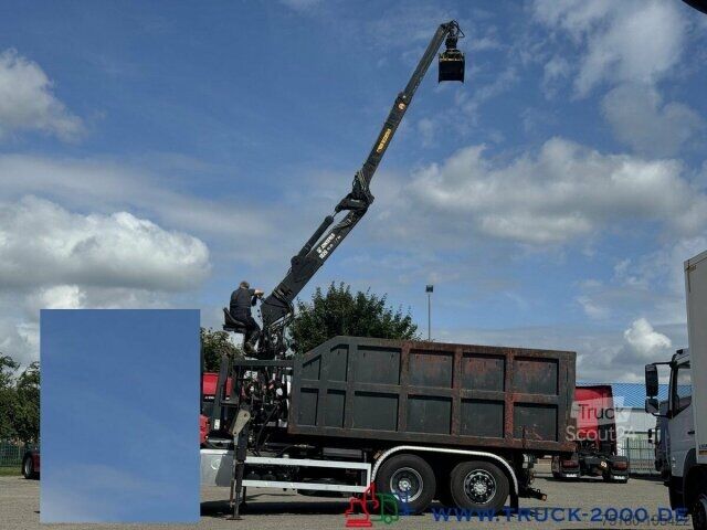 Abrollkipper  Abrollcontainer + Kran Jonsered 1020 7,3m = 1,4t
