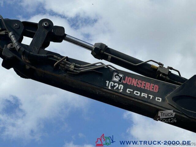 Abrollkipper Abrollcontainer + Kran Jonsered 1020 7,3m = 1,4t
