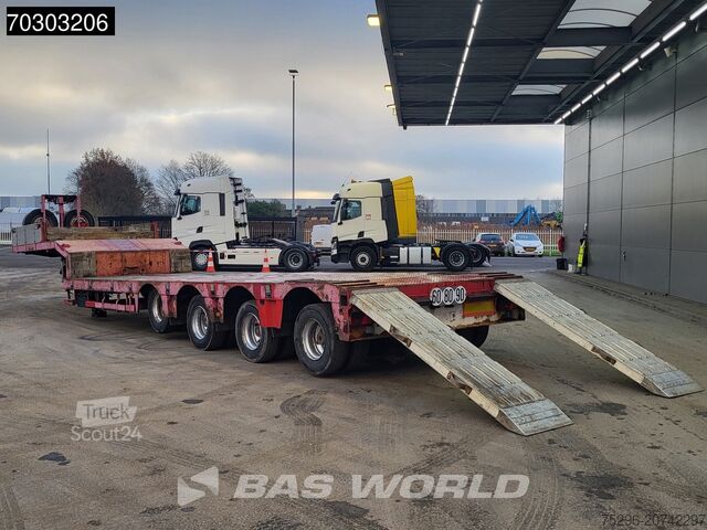 Nizki nakladalnik Nooteboom 0SD7304 4 axles TUV 04/26 Lift +2x Steering Axle