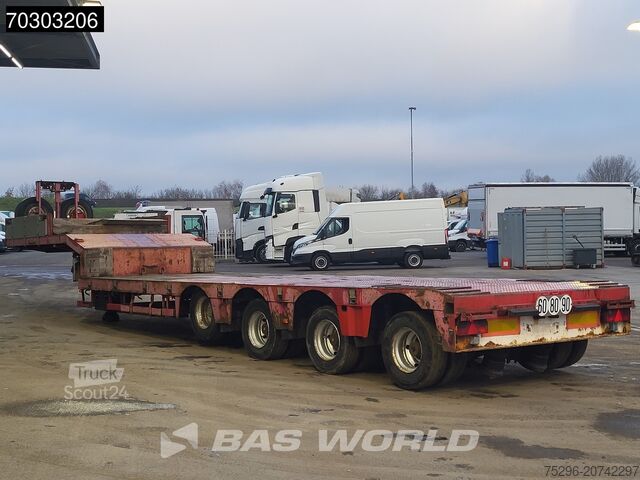 Tieflader Nooteboom 0SD7304 4 axles TUV 04/26 Lift +2x Steering Axle