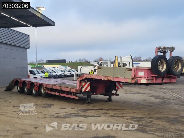 Nizki nakladalnik Nooteboom 0SD7304 4 axles TUV 04/26 Lift +2x Steering Axle