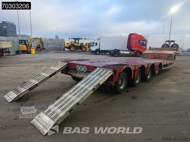 Nizki nakladalnik Nooteboom 0SD7304 4 axles TUV 04/26 Lift +2x Steering Axle