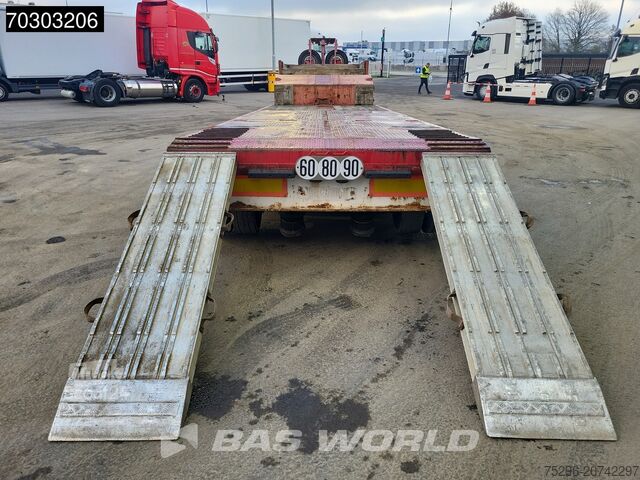 Tieflader Nooteboom 0SD7304 4 axles TUV 04/26 Lift +2x Steering Axle
