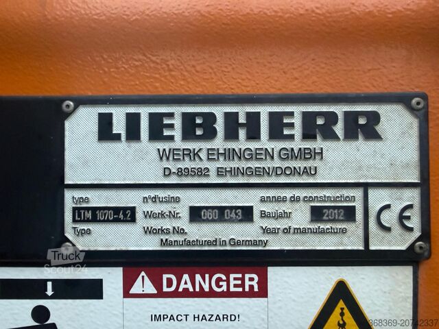Mobilna dizalica Liebherr LTM 1070-4.2 (12 - 060 043) | 8x6 | ATM