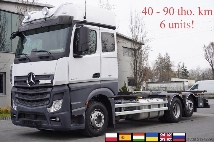 BDF / pentru cursuri de conducere Mercedes-Benz Actros 2540 6x2 / 40 tho. km! / 5-seater