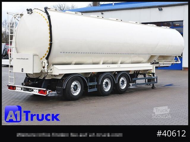Silo sættevogn HEITLING SDBH 54, 7 Kammern, Futter Feed Lenkachse, Alufelgen,