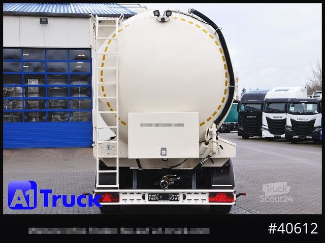 Silo sættevogn HEITLING SDBH 54, 7 Kammern, Futter Feed Lenkachse, Alufelgen,