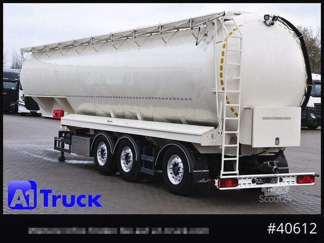 Silo sættevogn HEITLING SDBH 54, 7 Kammern, Futter Feed Lenkachse, Alufelgen,
