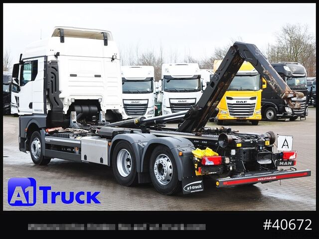 Kroghejselastbil MAN TGS 26.470 BL, Meiller RS 21.70, Lenkachse,