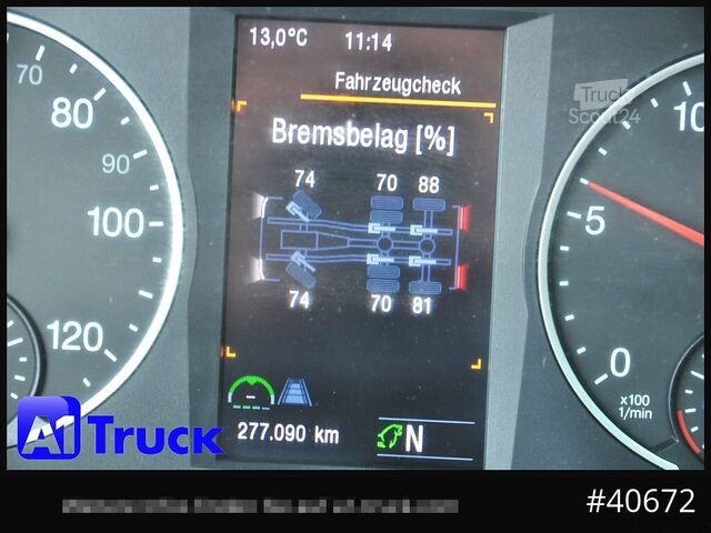 Kroghejselastbil MAN TGS 26.470 BL, Meiller RS 21.70, Lenkachse,