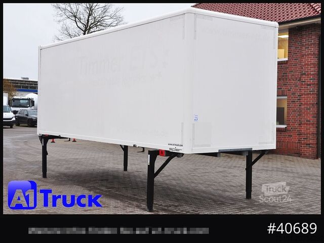 Nadwozie wymienne z zabudową skrzyniową SPIER WB Koffer, 7,45, guter Zustand, verzinkt, Rolltor