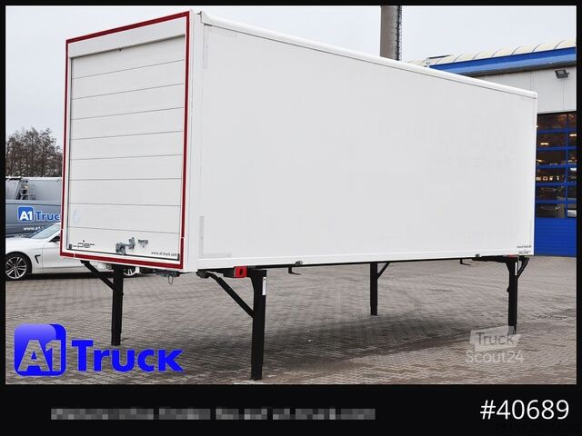 Nadwozie wymienne z zabudową skrzyniową SPIER WB Koffer, 7,45, guter Zustand, verzinkt, Rolltor