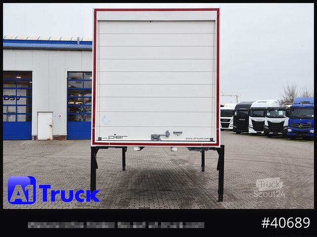 Nadwozie wymienne z zabudową skrzyniową SPIER WB Koffer, 7,45, guter Zustand, verzinkt, Rolltor