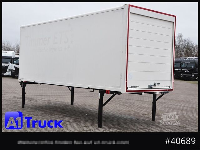 Nadwozie wymienne z zabudową skrzyniową SPIER WB Koffer, 7,45, guter Zustand, verzinkt, Rolltor