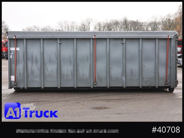 Kontener hakowy POL OSTEG Abrollcontainer 47,5m³, Mulde, Dachplane, Portaltür