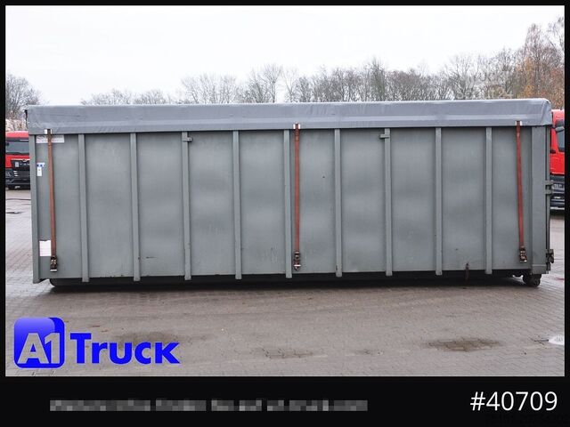 Kontener hakowy POL OSTEG Abrollcontainer 47,5m³, Mulde, Dachplane, Portaltür