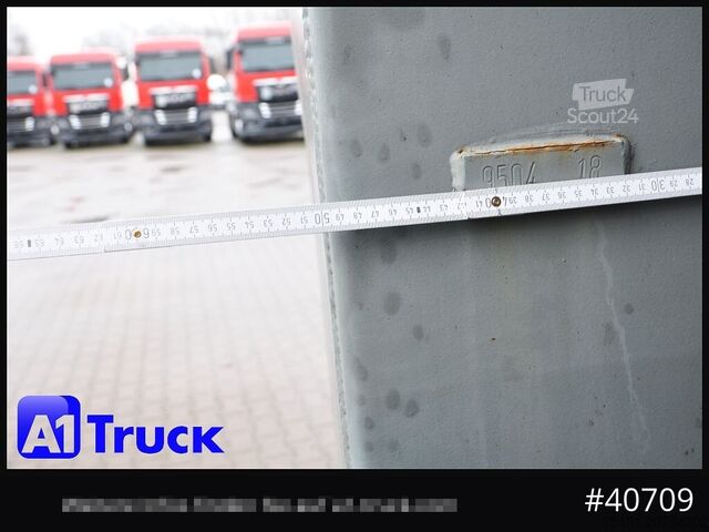 Kontener hakowy POL OSTEG Abrollcontainer 47,5m³, Mulde, Dachplane, Portaltür