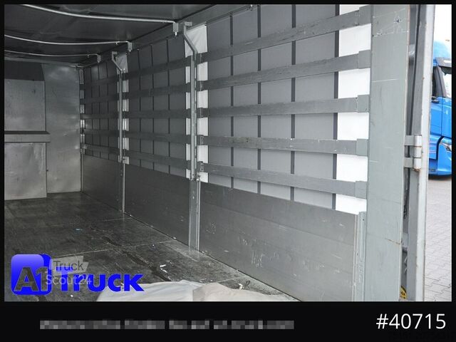 Kontener hakowy POL OSTEG Abrollcontainer 47,m³, Mulde, 1 seitig Schiebeplane, Plane