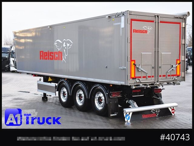 Naczepa wywrotka REISCH RHKS, Alu 50m³, NEU Kombitüren, Lift Alu, LED
