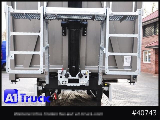 Naczepa wywrotka REISCH RHKS, Alu 50m³, NEU Kombitüren, Lift Alu, LED