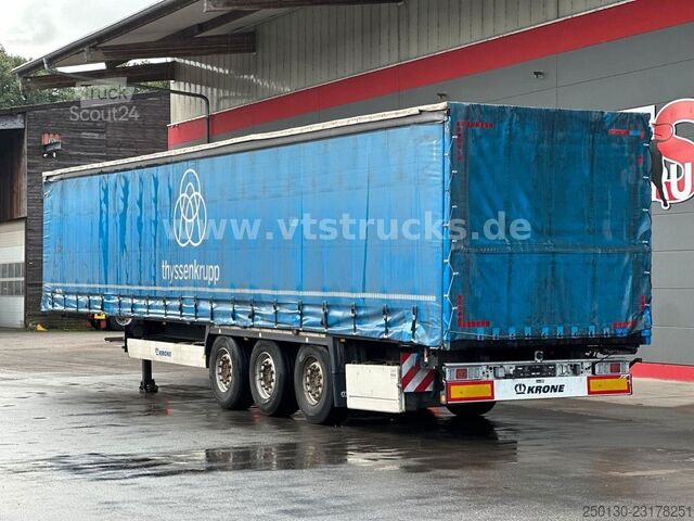 Otvorena poluprikolica sa ceradom KRONE SD Curtainsider/Rungen/Hubdach/Box/Liftachse
