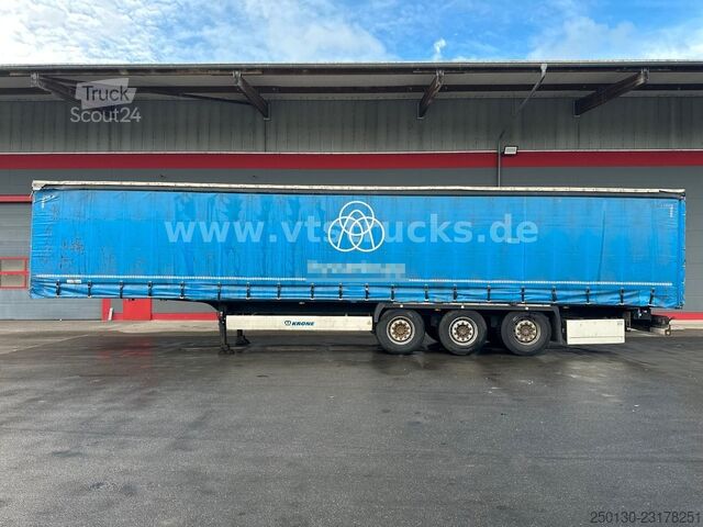 Otvorena poluprikolica sa ceradom KRONE SD Curtainsider/Rungen/Hubdach/Box/Liftachse