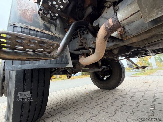 Üç taraflı damperli kamyon MERCEDES-BENZ Unimog U2400 437 Kipper verdichtereinheit