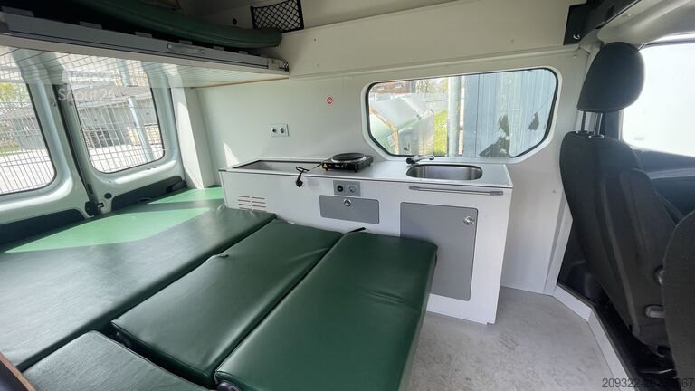 شاحنة تخييم Fiat Talento Camper | 2 Posti Letto | Cucina | Pronto a Viaggiare