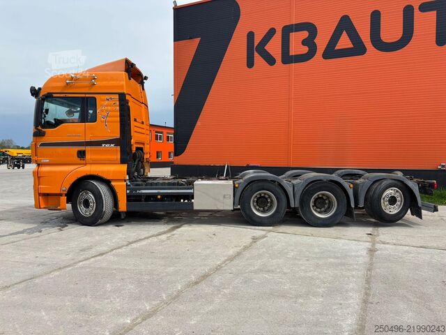 Šasijas kabīne MAN TGS 35.560 8x4*4 PTO / 9 TON FRONT AXLE / INTARDER