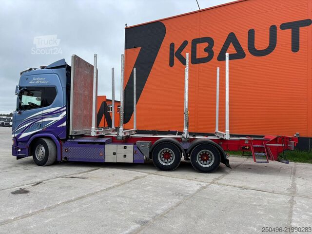 Prepravca guľatiny Scania R660 6X4 RETARDER