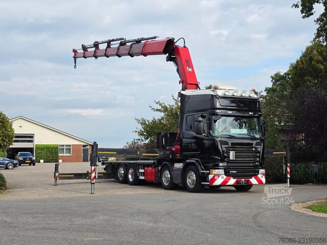  Scania R490 8x2 EURO6!! HIAB 85TM! AFSTANDSBEDIENING!!...
