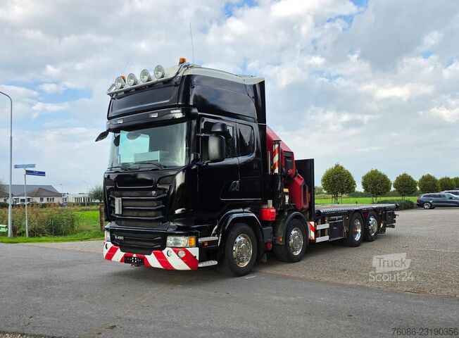  Scania R490 8x2 EURO6!! HIAB 85TM! AFSTANDSBEDIENING!!...