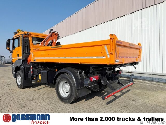 Tippbil MAN TGS 18.320 4x4 BL, Winterdienstausstattung, Kran