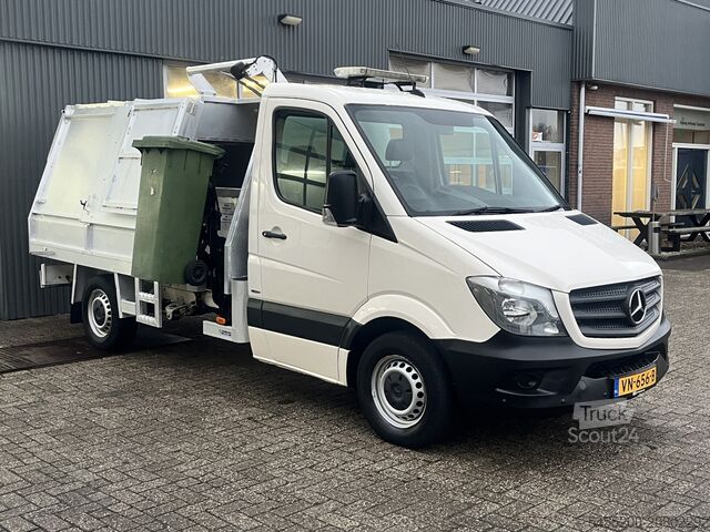 Vuilniswagen Mercedes-Benz Sprinter 310 2.2 CDI 366 rechts gestuurd Kipper...