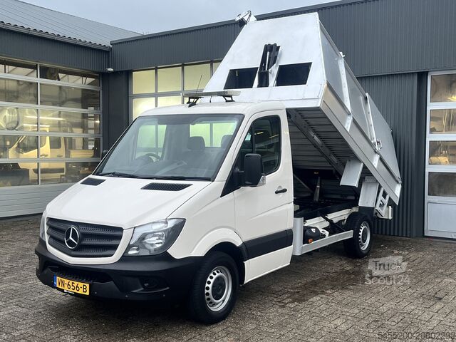 Vuilniswagen Mercedes-Benz Sprinter 310 2.2 CDI 366 rechts gestuurd Kipper...