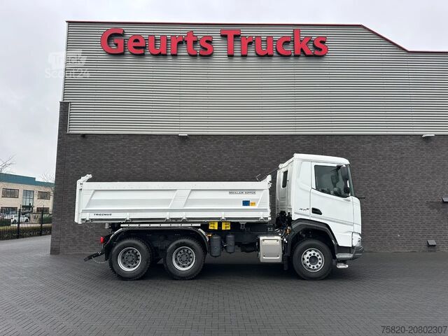 Camion de gunoi DAF XFC 480 FAT 6X4 + 3 ZIJDIGE KIPPER/TIPPER BORD ...