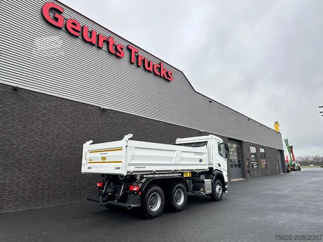 Camion de gunoi DAF XFC 480 FAT 6X4 + 3 ZIJDIGE KIPPER/TIPPER BORD ...