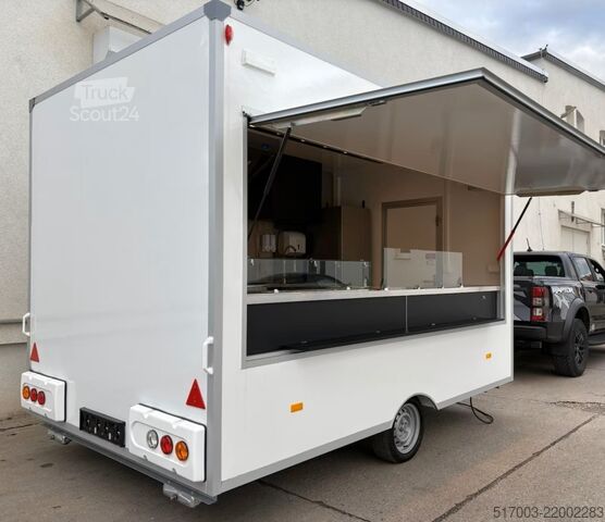 Verkoopwagen, DIRECT BESCHIKBAAR! Grillwagen, Imbissanhänger auf Lager Pommes Grill Wurst Burger.............